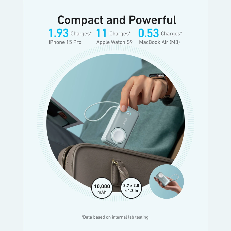 قیمت و خرید پاوربانک 35 وات 10000 میلی آمپر انکر مدل A1657
